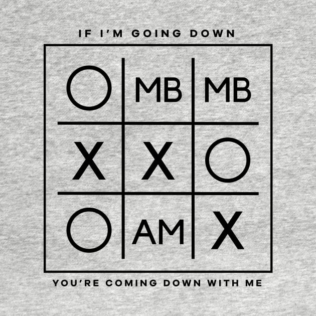 MBMBAM Tic Tac Toe (Black Logo) by usernate